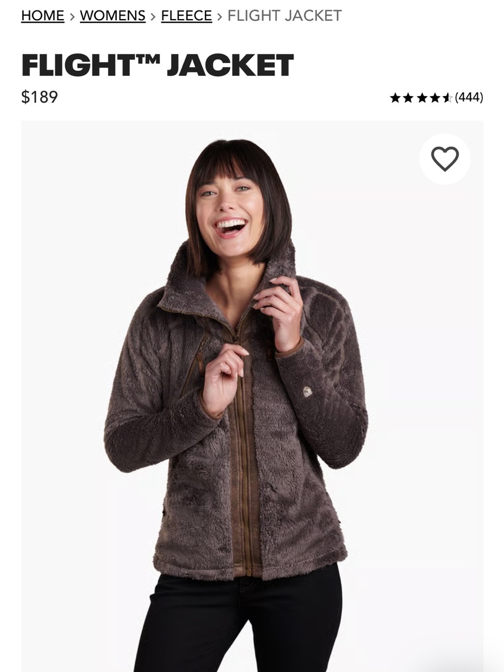 Kuhl Women's Brown Fleece Hooded Jacket